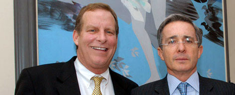 President Uribe of Colombia and Wayne Bryan Sr.